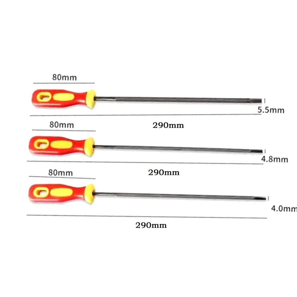 Round High Carbon Steel Sharpening Chainsaw Saw Chain File For Woodwork Chainsaw File 4/4.8/5.5mm