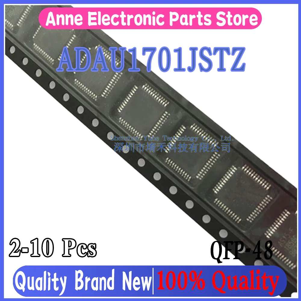 (2-10pece)100% New ADAU1701JSTZ ADAU1701 JSTZ QFP-48 Chipset