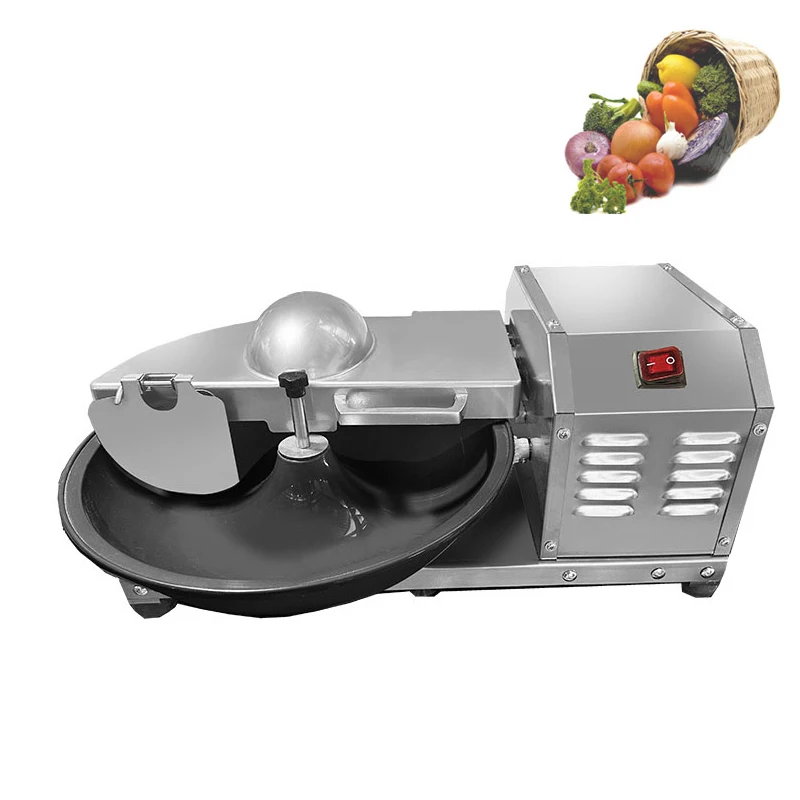 5L Commercial & Home Stuffing Chopper Machine Basin Type Electric Vegetable Cutter Machine For Dumpling Stuffing Grinder