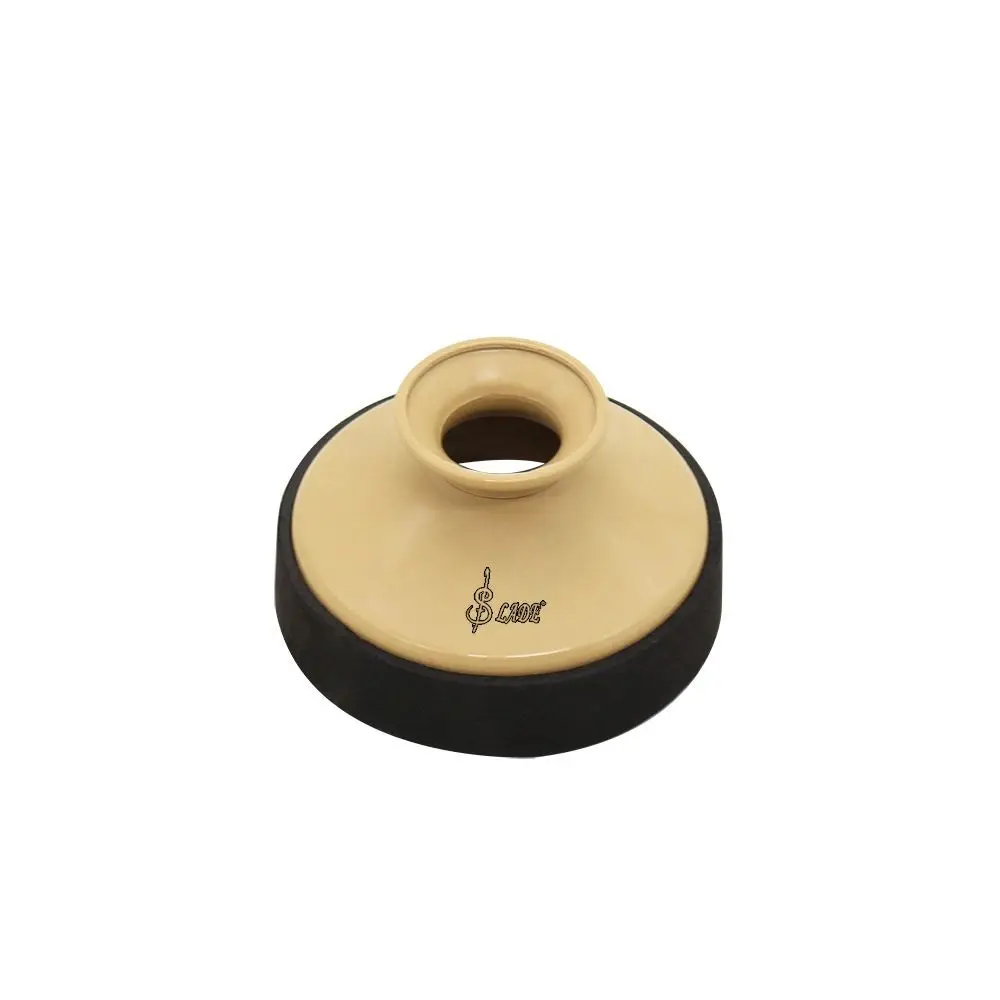 Round Alto Saxophone Silencer Light-Weight Wooden Wind Musical Instrument Alto Saxophone Mute for Alto Saxop