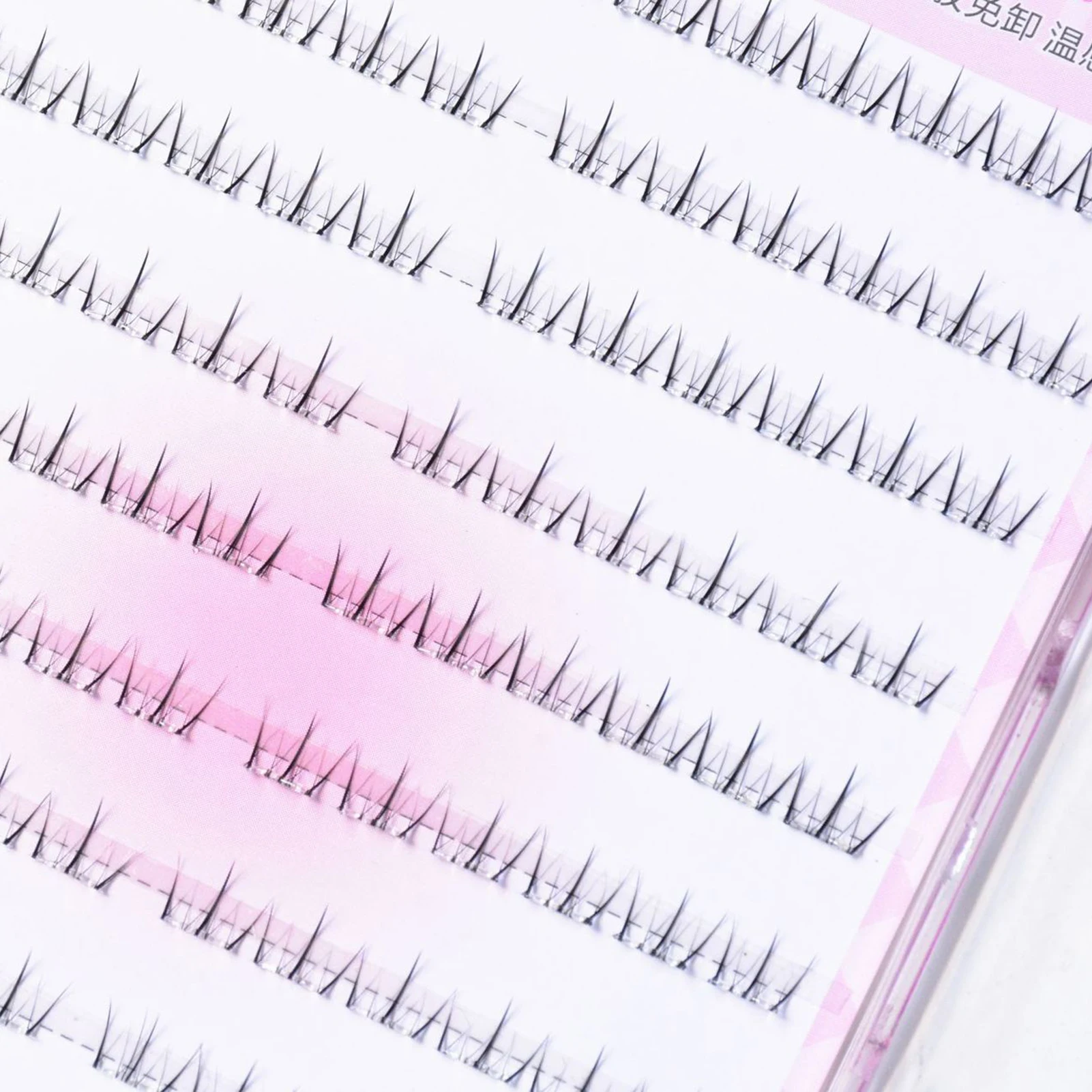 Clear Band Bottom Eyelashes Comic Lower Lash Extension Clusters Natural Self Adhesive False Eyelashes Reusable Eye Makeup Tool