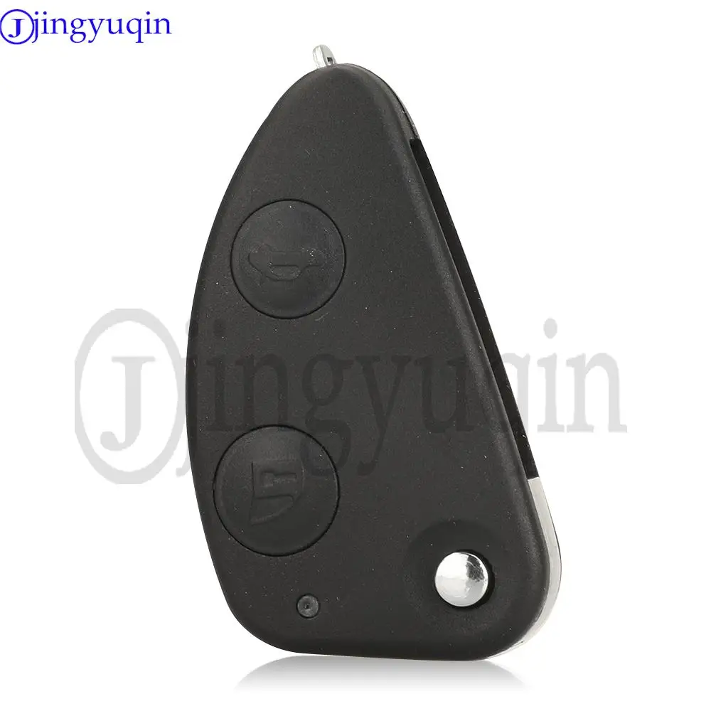 Jingyuqin 433MHz ID48 Chip Flip Folding Remote Car Key For Alfa Romeo 147 156 166 GT 159 1999-2008 SIP22 Balde 2/3 Buttons
