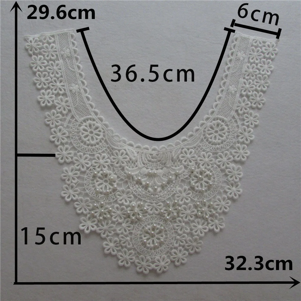 Fashion DIY Hand Sewing Clothes Damage Repair Patch V-Neck Decorative Cheongsam Dress Performance Costume Clothing Accessories