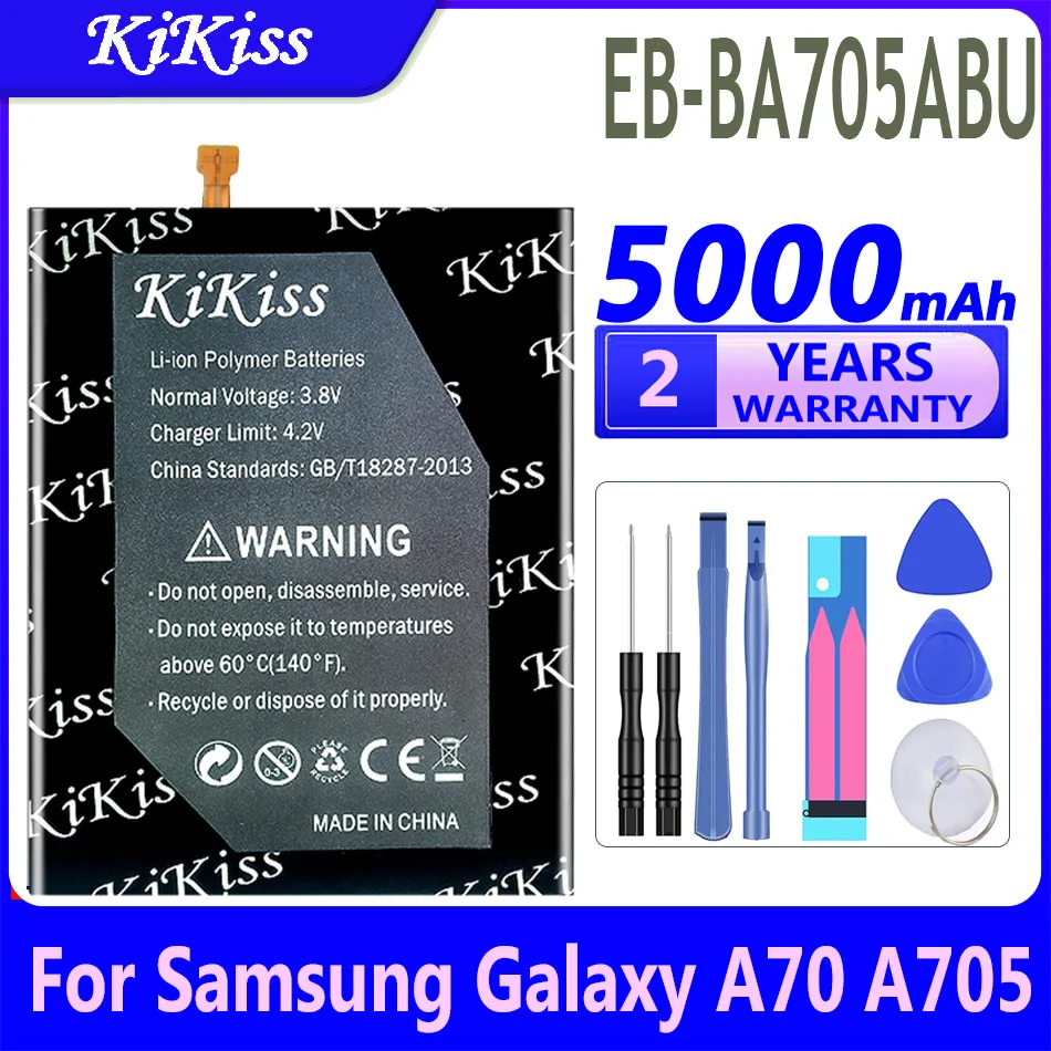 

Запасная аккумуляторная батарея KiKiss для SAMSUNG Galaxy A70 A705 EB-BA705ABU A705FN SM-A705