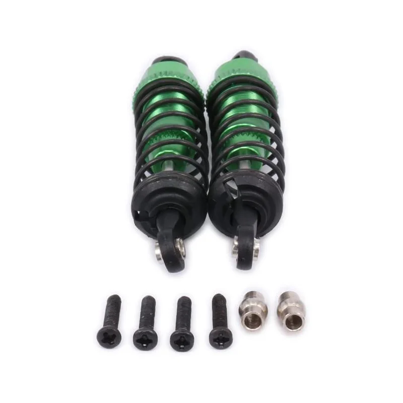 Metal Oil Filled Front&Rear Shock Absorber for 1/12 WLtoys 12428 12423 RC Car Crawler Upgrad Part,Green