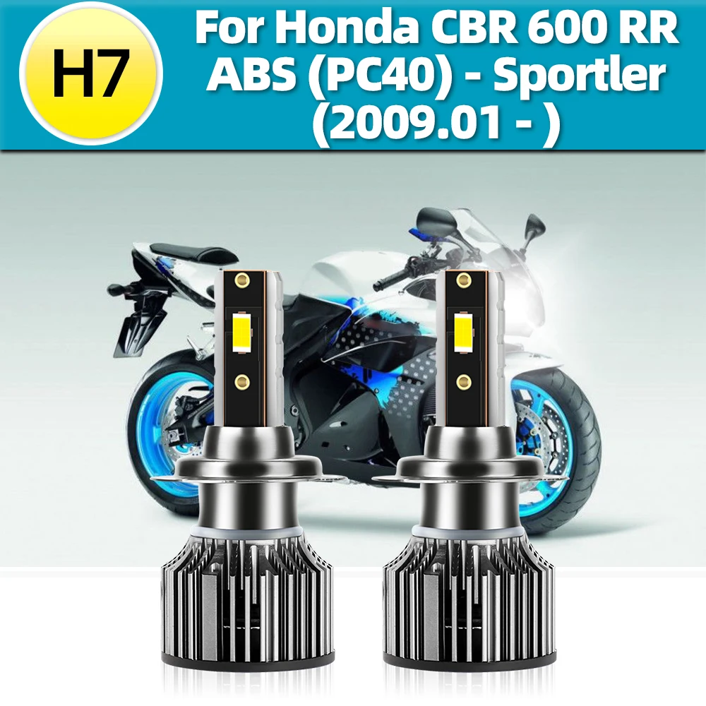 

Motorcycle Headlight Bulbs 100W 12V For Honda CBR 600 RR ABS (PC40) 2009 2010 2011 2012 2013 2014 2015 2016 2017 2018 2019 -2023