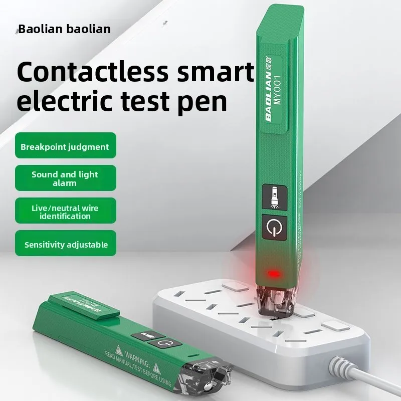 

Baolian Non-Contact Voltage Detector Electrical Pen AC Voltage Tester Smart Breakpoint Finder 12-1000V Dedicated multifunctional