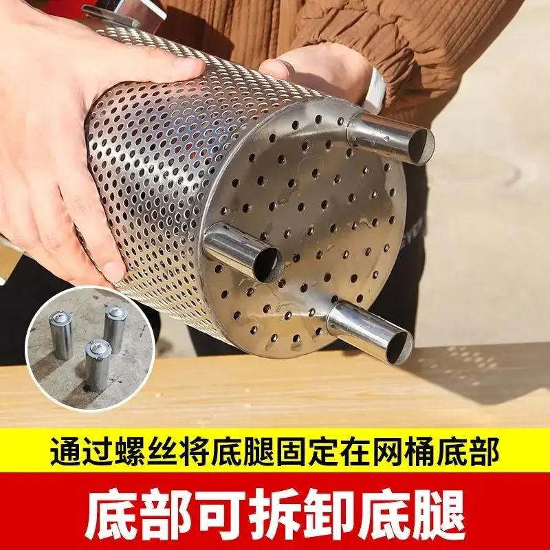 Stainless steel press Small household vegetable sink Extruder Rice wine Dry choke Yogurt filter 304