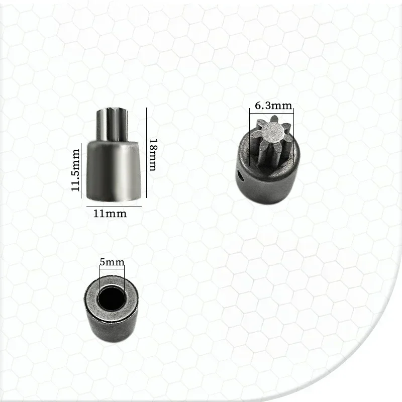 Chaves elétricas sem escova, engrenagens do motor, eixo de manga para parkside pdssap c3, chave de fenda, chave de impacto, modificação de ferramentas