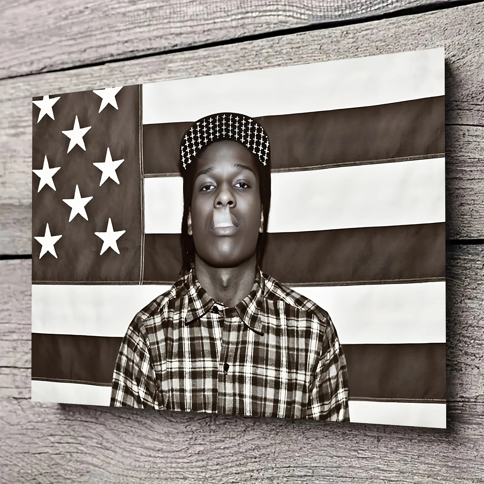 Asap Musics Mob روكي العلم لغرفة المعيشة المنزل النوم فن الديكور المرآب بار جدار نادي لايف الديكور راية