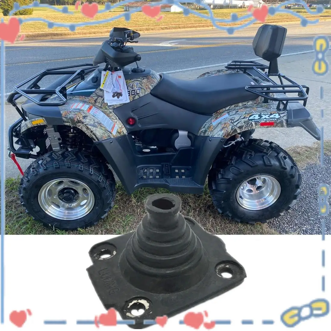 

For Linhai 260CC 300CC Buyang D300 D300 G300 300CC Serum Cap ATV Quad Parts