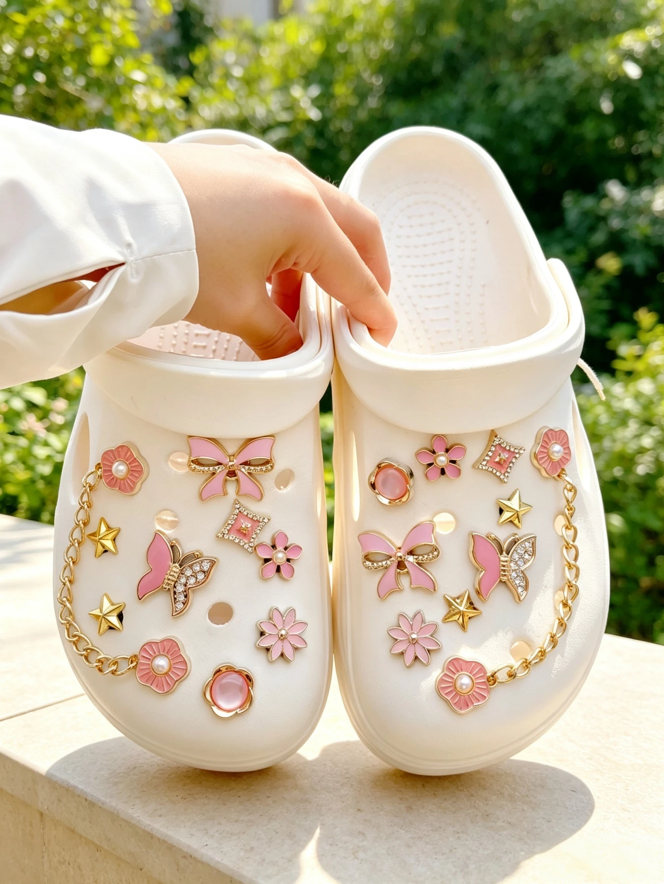 18-piece shoe decoration DIY casual shoe decoration - An interesting and versatile way to personalize your footwear