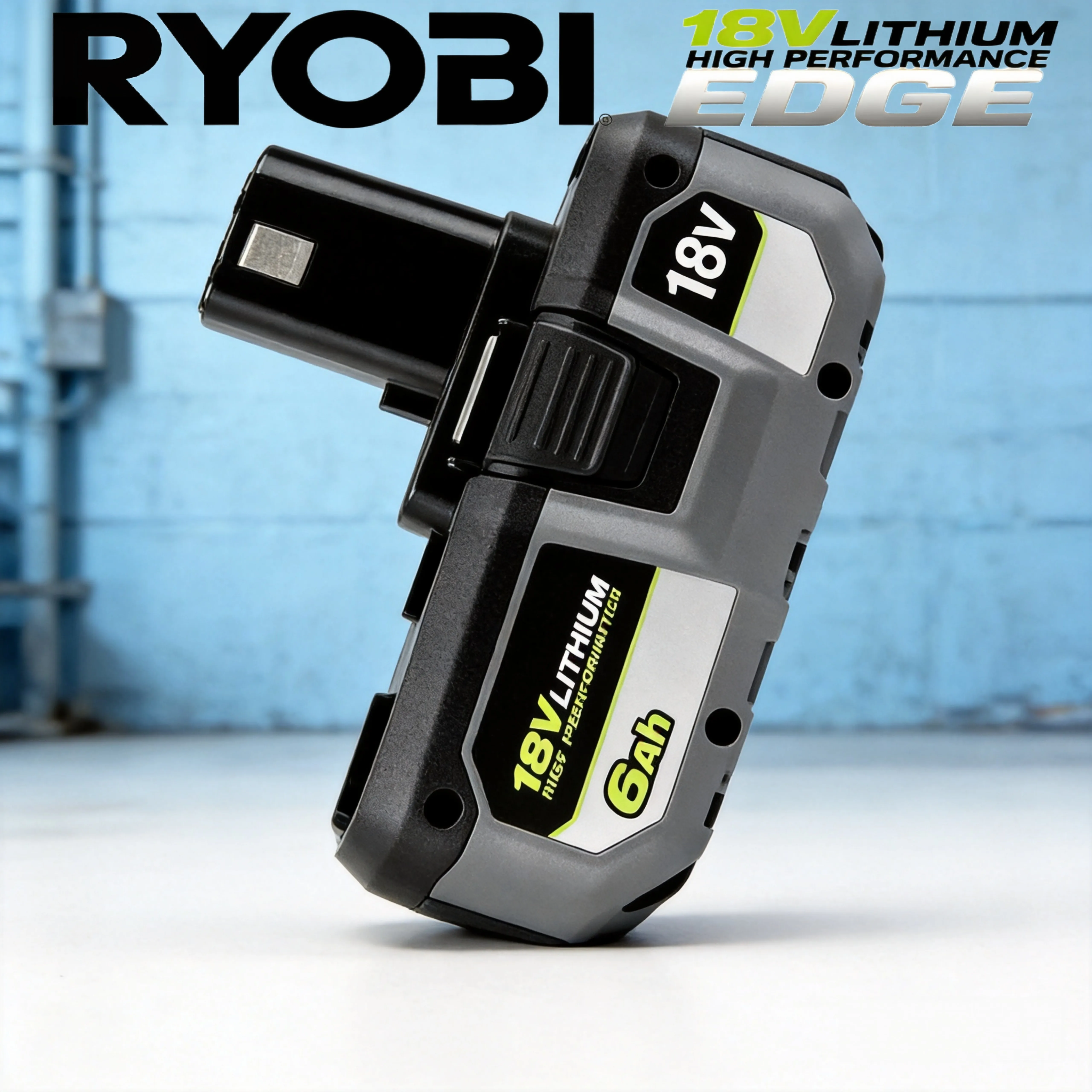18V Lithium Battery for RYOBI P108 P109 High Capacity Rechargeable Power Tool Battery No Memory Effect Low Self Discharge