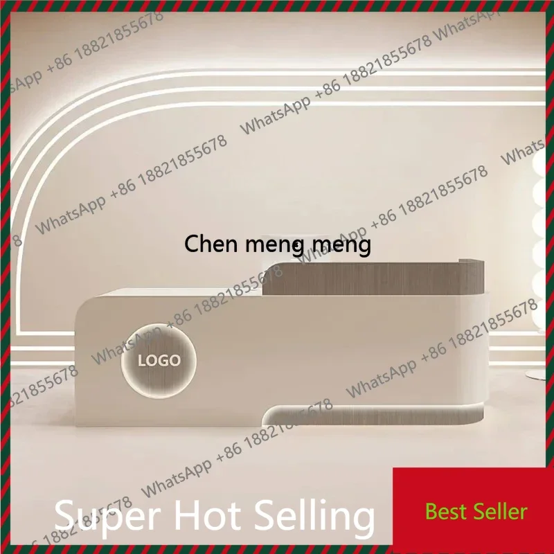 

Modern Shop Beauty Bar Luxury Executive Reception Desks Company Bureau Lounge Furniture Design Hotel Reception Desks Display
