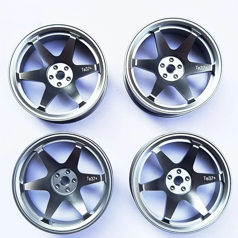 4-Piece RC Wheels, Spare Parts & Accessories, Aluminum Alloy Wheel Hubs for 1:10 Vehicles