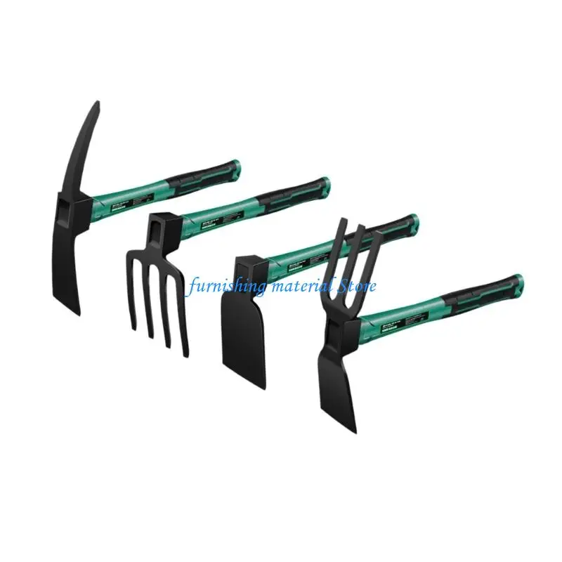 Y5GD Universal 4 Piece Carbon Steel Garden Hoe Group For Effective Soil Preparation