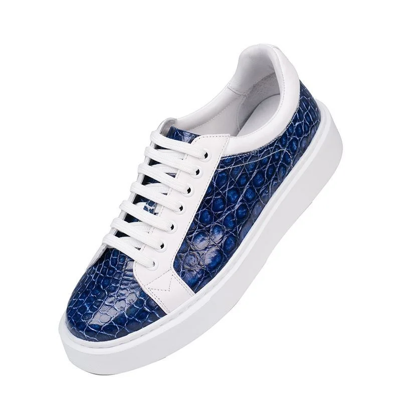 

2023 new arrival Crocodile Skin causal shoes men,male Genuine leather PDD027