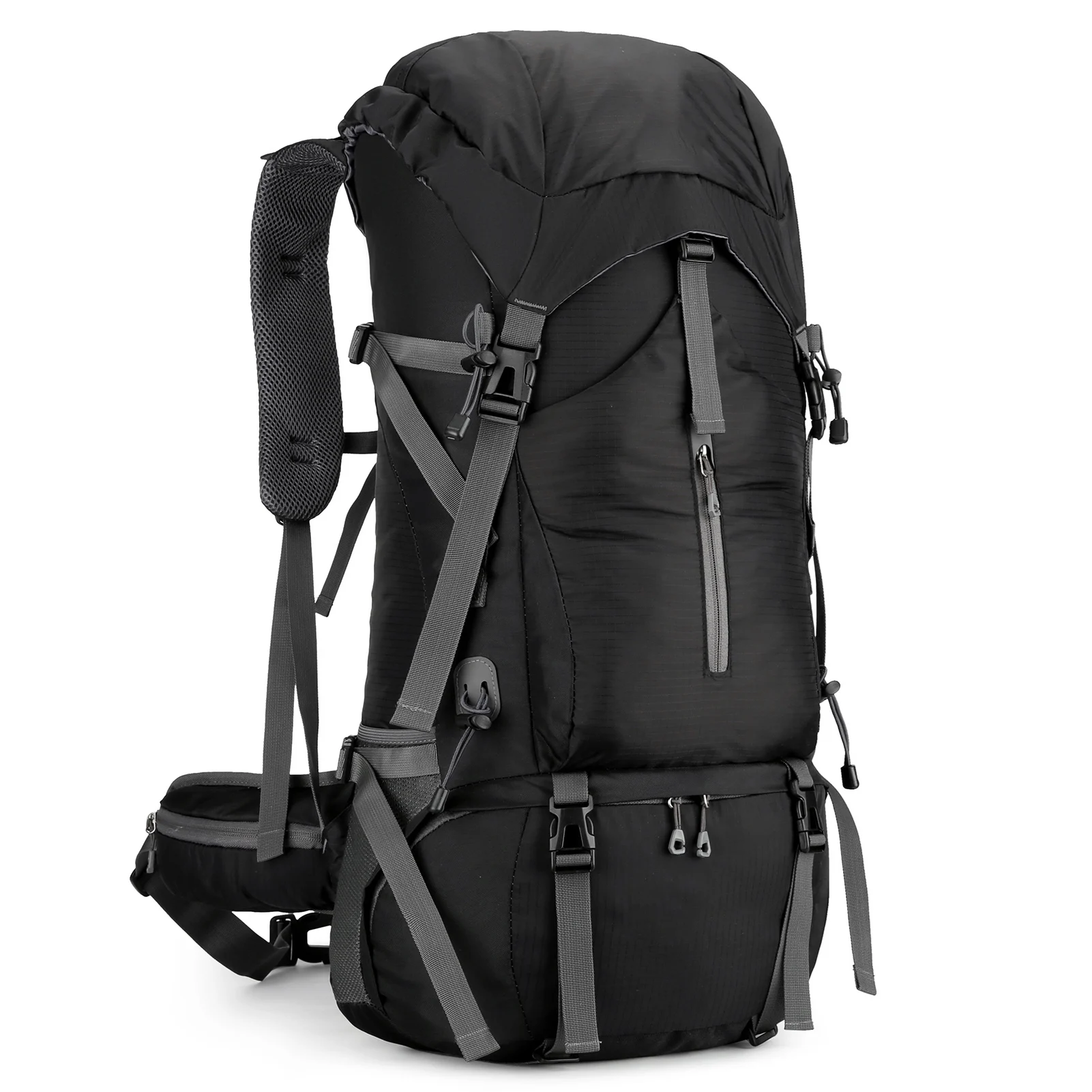 70L Großer Kapazitätsrucksack für Outdoor-Sportarten, Bergsteigen, Wandern, Camping und Reisen
