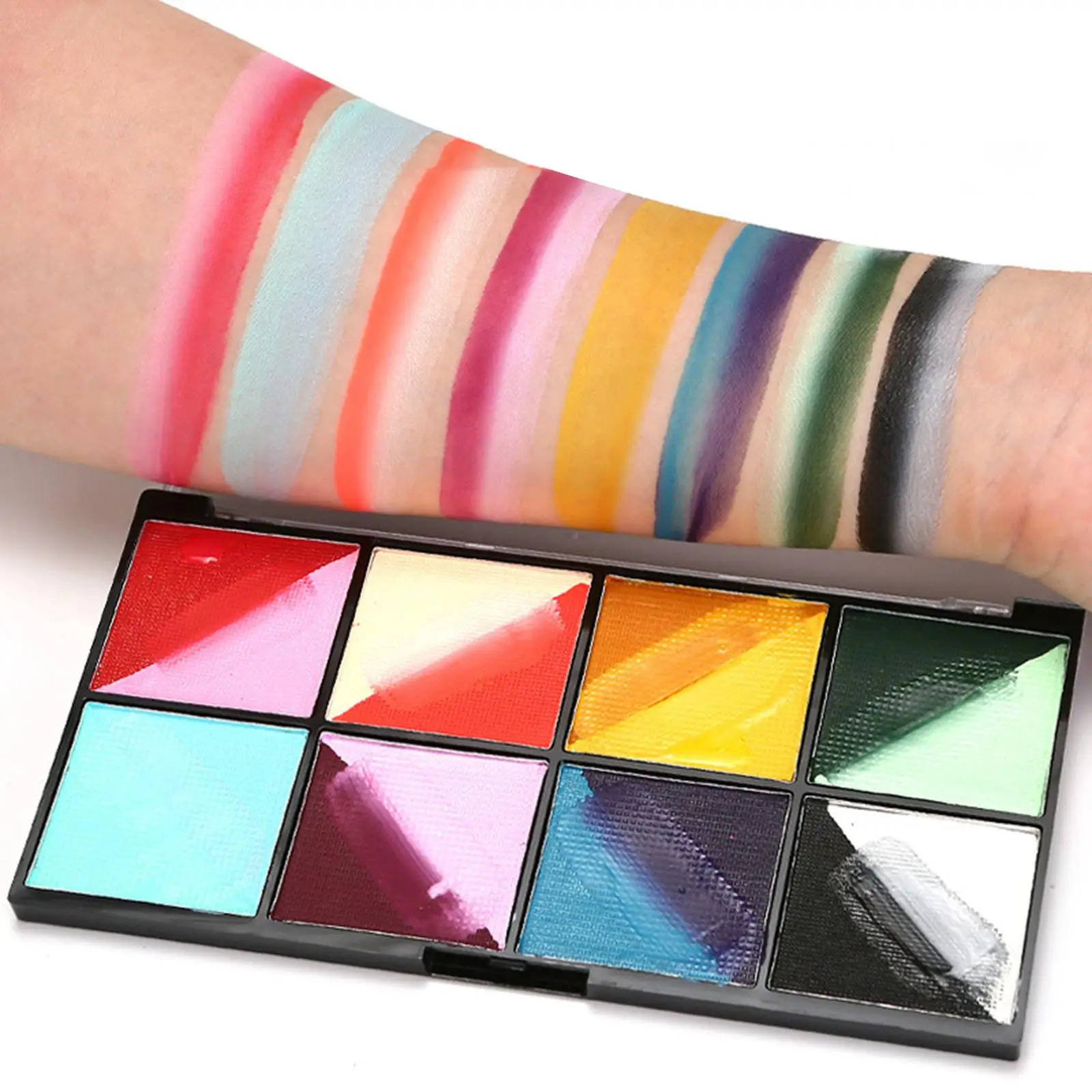 

Краска для лица и тела, лицевые краски для карнавала, забавная тематическая вечеринка, музыкальный фестиваль