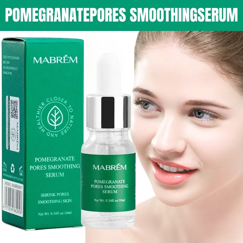 Pomegranate Pore Serum Shrink Pore Moisturizing Brightening Smooth Skin Anti-aging Skin Repair Serum Facial Care