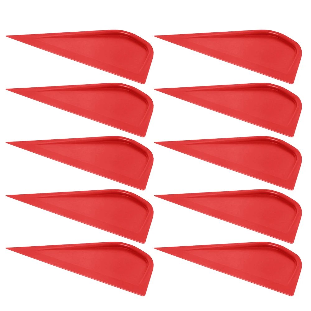 10pcs Car Vinyl Card Scraper Pointed Film Wrap Contour Squeegee Window Glass Tint Foil Install Automotive Tools 10A31
