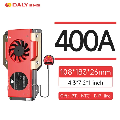 Daly BMS Smart BMS LiFePo4 4S 12V BMS 8S 24S 72V 48V 16S 40A 60A 100A 150A 200A 250A 300A 3.7V Li-Ion BMS 7S 13S 14S 3.2V BMS - Image 7