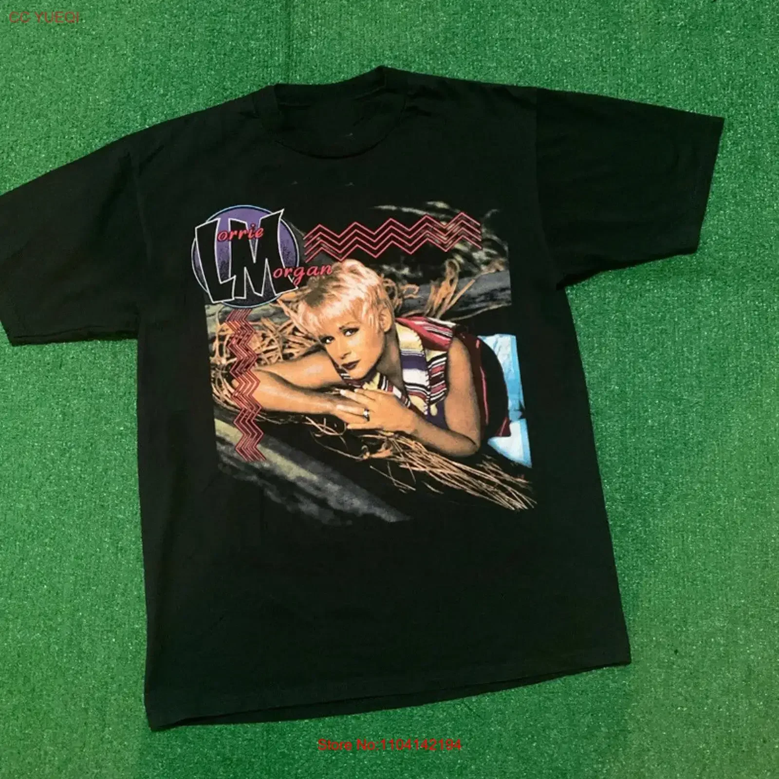 Lorrie Morgan Black T Shirt All Size RI_067 vintage Washed Slightly Versatile fashion designer clothes Unisex homme