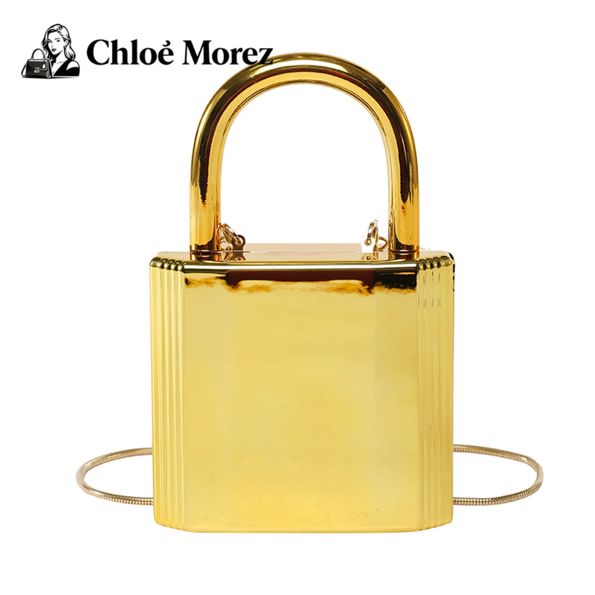 

Acrylic shoulder bag, fashionable shiny crossbody bag, women's versatile chain, dinner bag, trendy