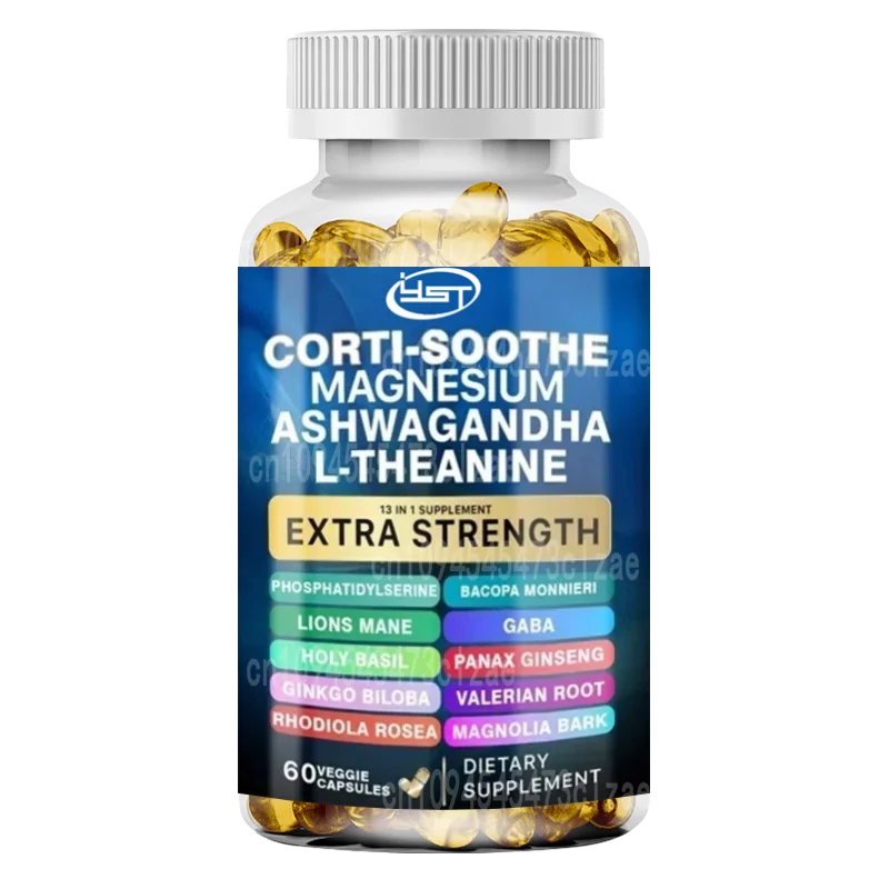 Corti-Soothe Supplement - Stress Relief, Balanced Cortisol Response, Relaxation and Deep Sleep