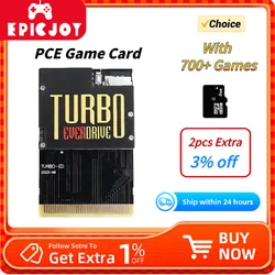 TURBO EVERDRIVE PCE Game Card Drive Memory Card Store NTSC / Pal Game Files For PC-Engine Turbo GrafX Game Consoles