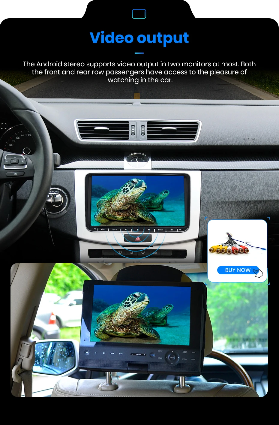 9 Inch Ips Screen 2 Din Car Dvd Gps Navigation RDS DSP 1G 16G 2G 32G Android 10.0 Car Multimedia Player Radio