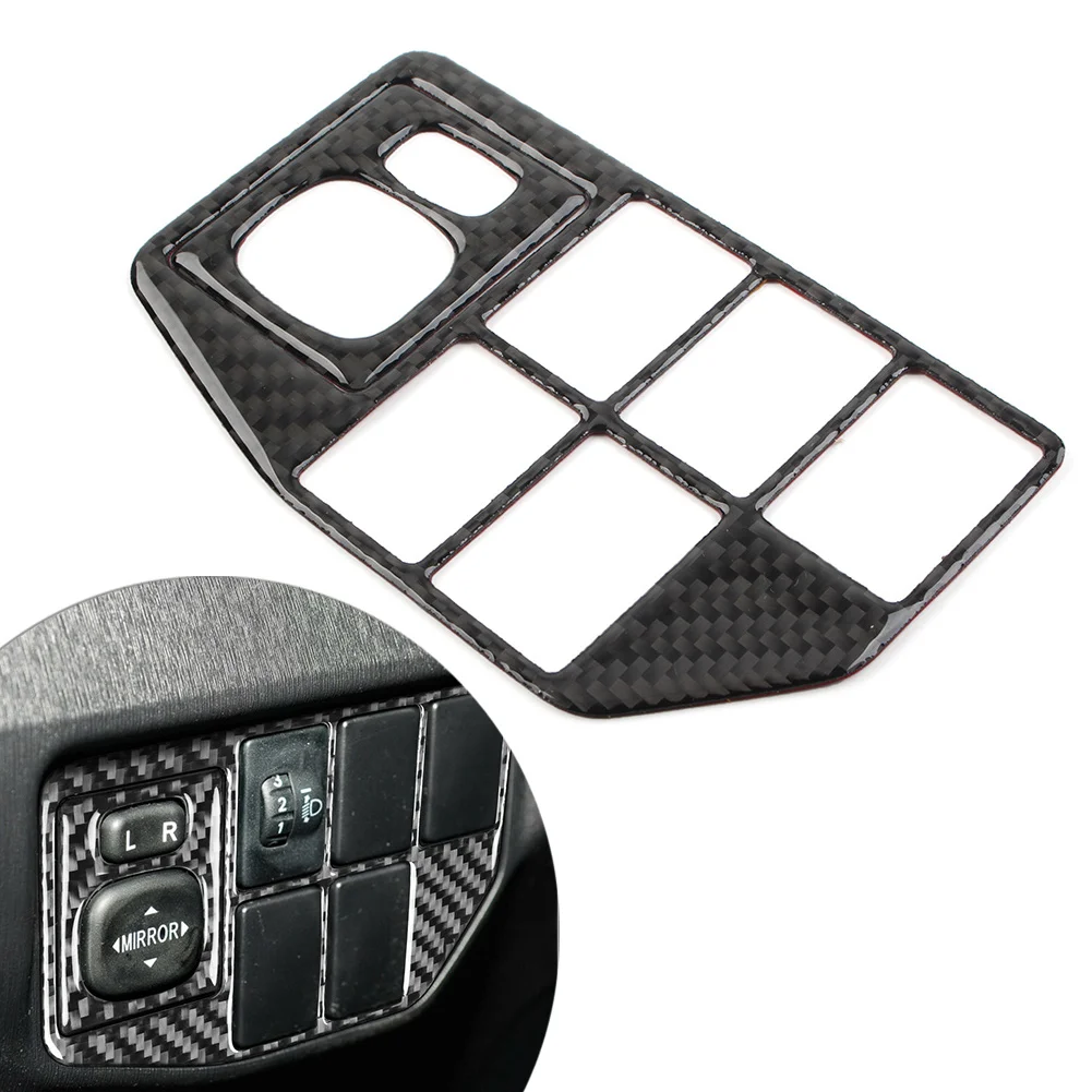 LHD Car Headlight Lamp Switch Button Decoration Trim Frame For Toyota Prius 2012 2013 2014 2015