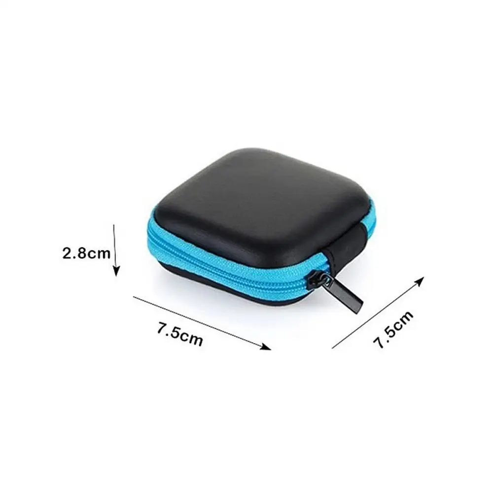 Mini Memory Card Protective Case USB Cable Organizer Hard Case Earphone Bag Earbuds Pouch Storage Box Headphone Holder Case