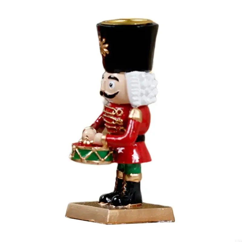 Christmas Decorations Nutcrackers Ornament,Wooden Nutcrackers Figures Holders Table Centerpieces for Home Decors