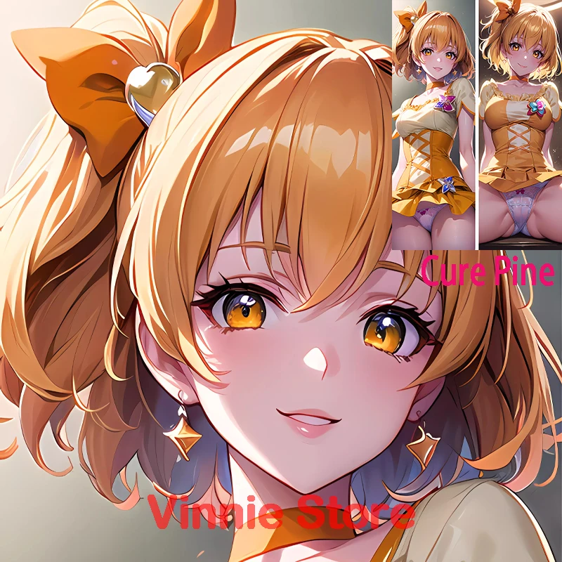 

Dakimakura anime Cure Pine Double-sided Print Life-size body pillows cover Adult anime body pillowcase