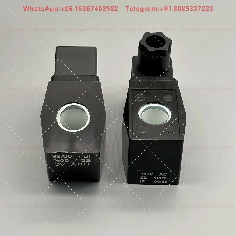 AB410 Solenoid Valve Coil 2W All Copper Wire Plastic Sealed Inner Hole 16 Height 40 Waterproof Replacement