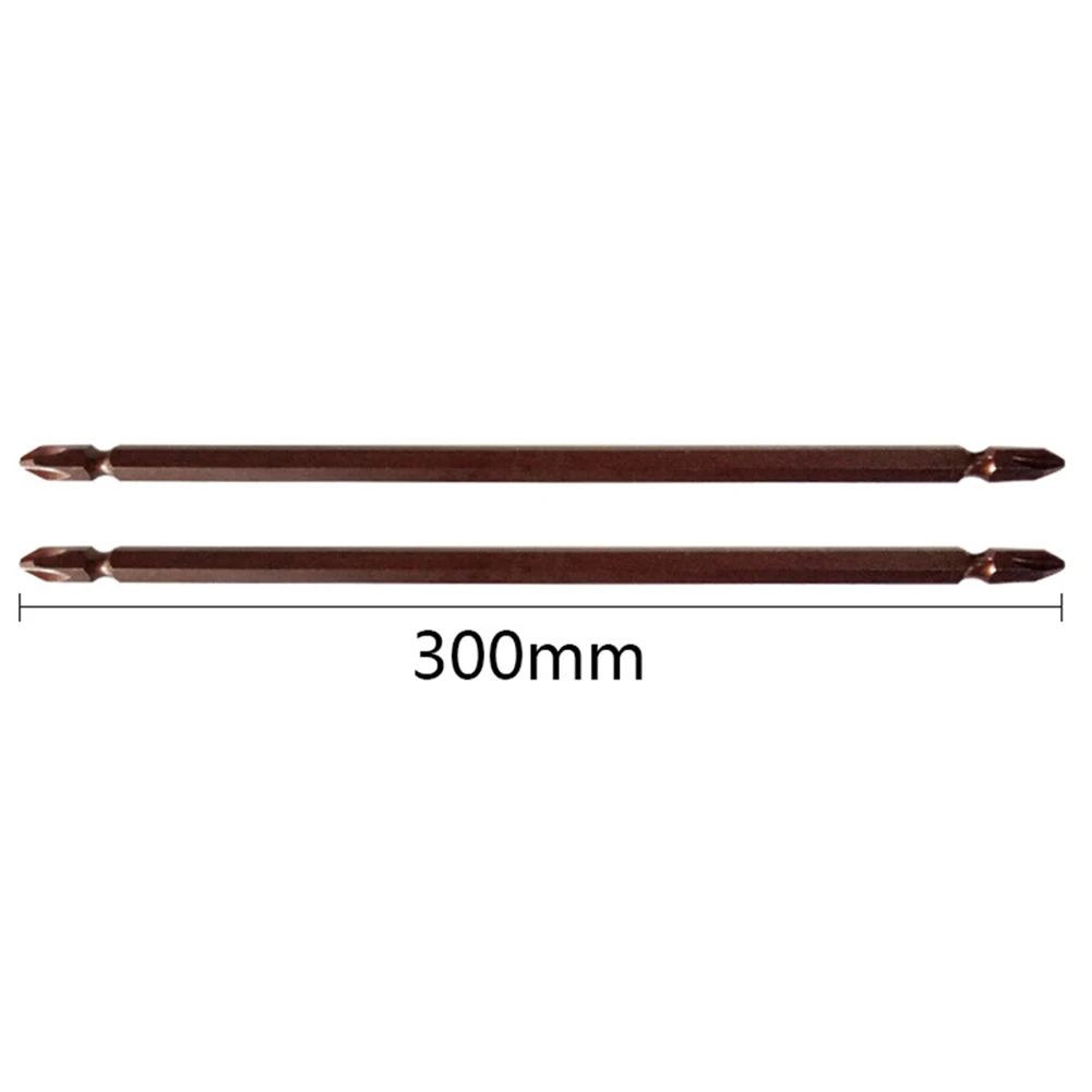 2pcs PH2 Screwdriver Bit Magnetic 1/4\'\' Hex Shank Cross Screwdriver Electric Screwdriver Bit Screw Driver Bit Hand Tool 50-300mm