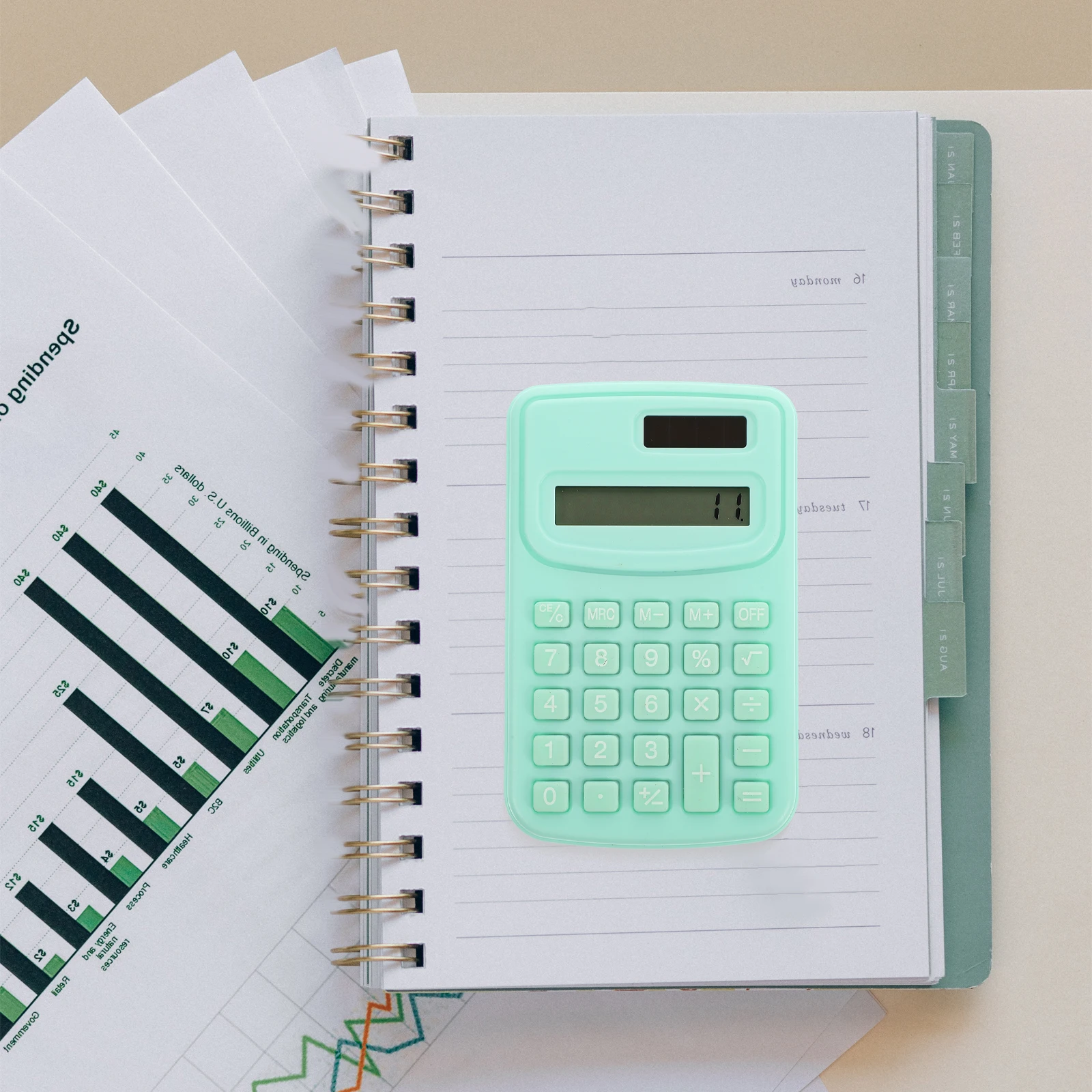 

Cute Portable Calculator for Students Office School Calculator Keychain Small Electronic Basic Cartoon Handheld