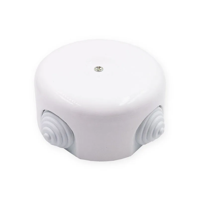 2pcs Ceramic Junction Box High Temperature Wire Junction Box Waterproof Ceramic Electrical Mounting Box