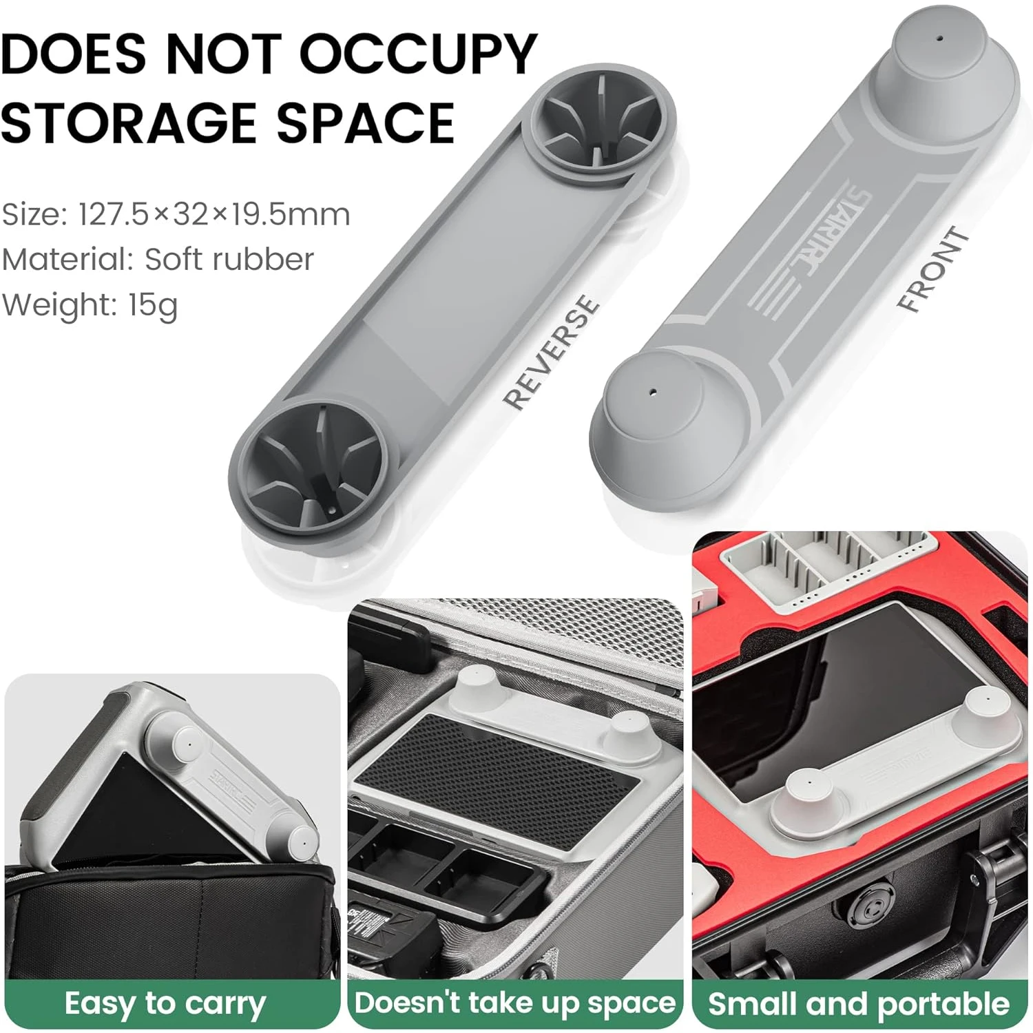 STARTRC 조이스틱 보호대, DJI 미니 4 프로, 에어 3, 매빅 3 프로, 미니 3 프로, 에어 2S 액세서리, RC 2 썸 로커 거치대 커버