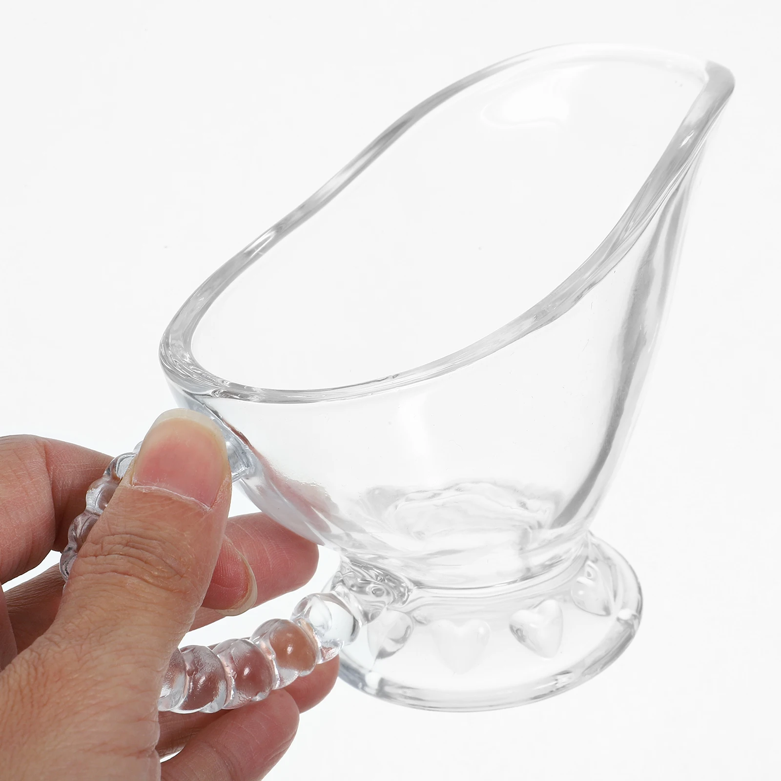 

Small Glass Milk Pitcher Transparent Creamer Pitcher for Coffee Tea Latte Art Kitchen Essentials Household Milk Accessories