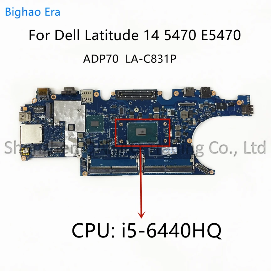 

ADP70 LA-C831P For Dell Latitude 14 5470 E5470 Laptop Motherboard With Intel i5 i7 CPU CN-0476JC 0792TG 02MMKG 100% Fully Tested