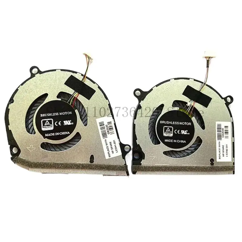 

€ NEW CPU GPU Fan for HP X360 15-DS 15-DR TPN-142 TPN-143 L53541-001 L53542-001 DC 5V
