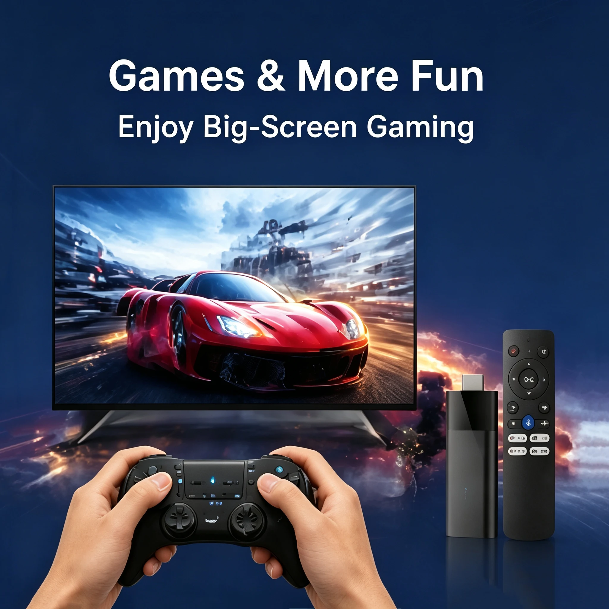 Q12 Smart TV Stick Android 16 Allwinner H313 4K Media Player 8GB 128GB Bluetooth 6.0 Google Assistant Voice Control Mini TV Box