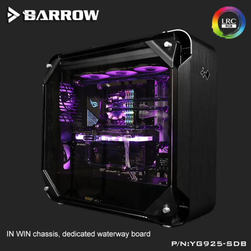 Barrow Waterway Plate Waterway Boards for INWIN 925 Case Aurora for Intel CPU Water Block & Single GPU Building YG925-SDB