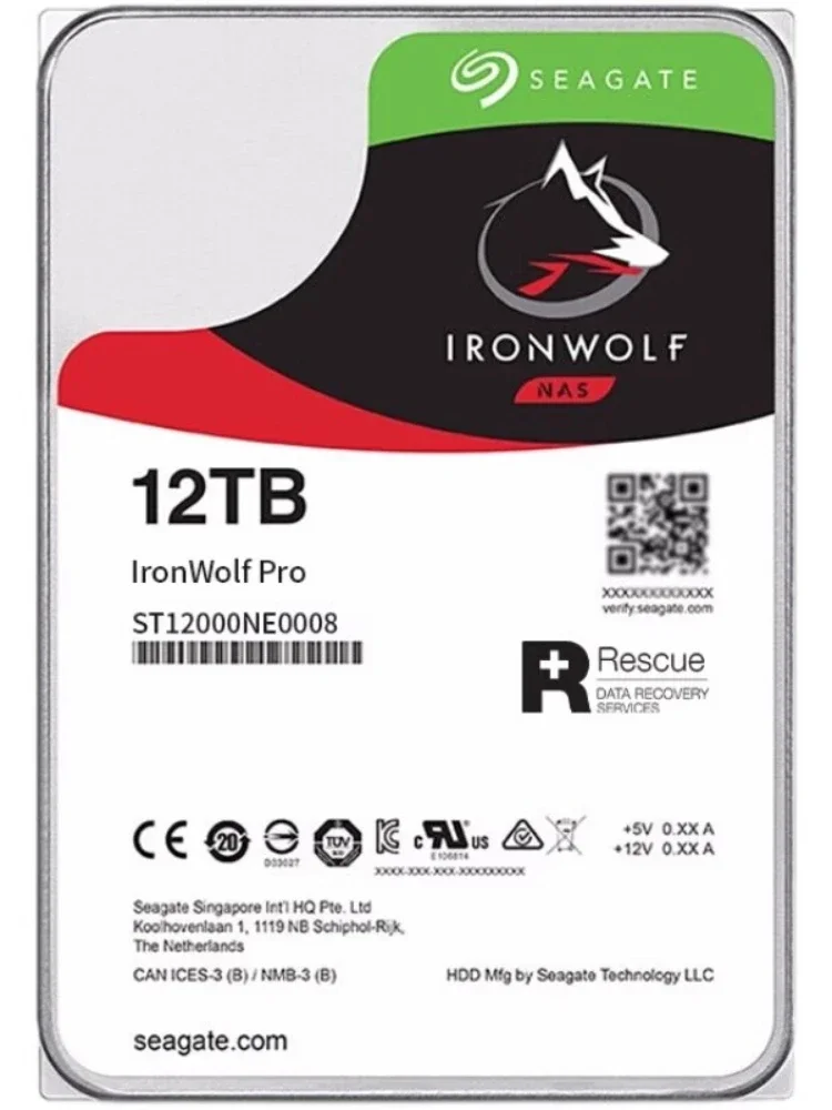 For 12TB IronWolf Pro 12TB 7200RPM SATA 6Gb/s 3.5