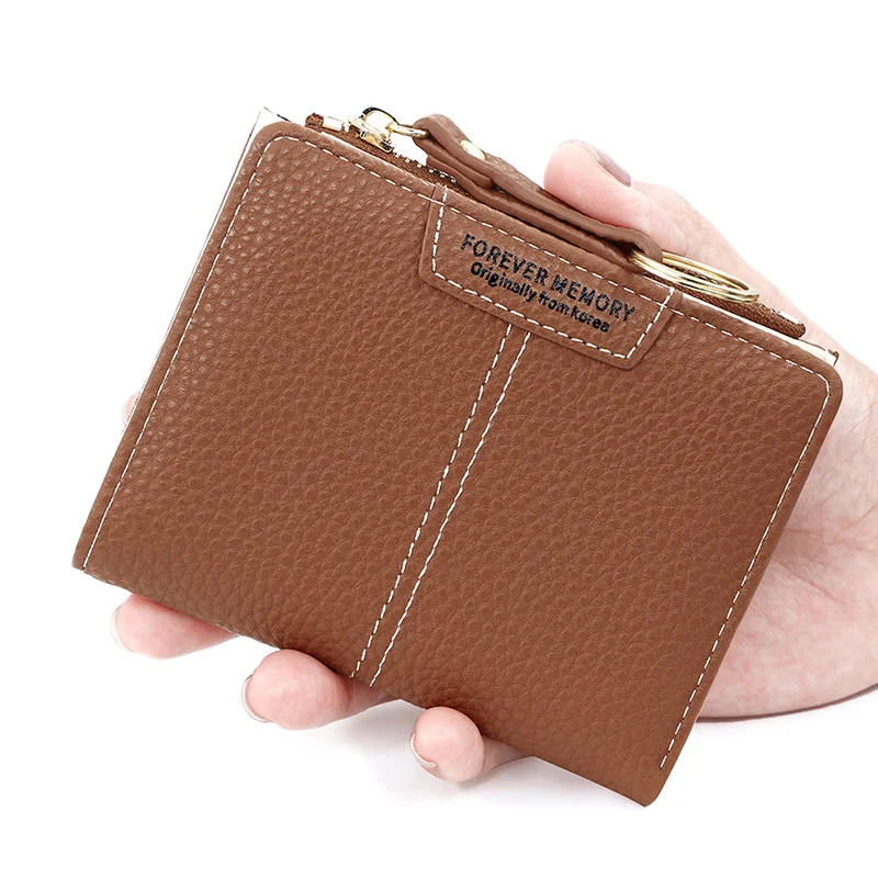 جديد قصير المرأة المحفظة عالية الجودة بلون سستة عملة جيب حامل بطاقة الإناث محفظة صغيرة عملة جيب محافظ للفتيات