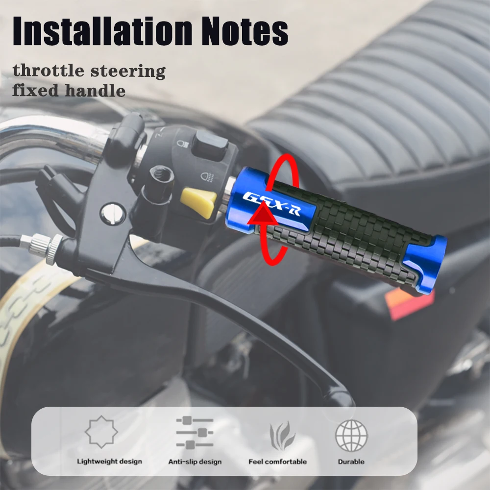 For Suzuki GSXR 1300 1100 1000 750 600 150 Motorcycle 7/8\'\' 22MM Handlebar Grips Hand Bar Handle Grips