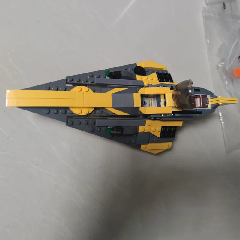 ใหม่ MOC Starship Series Anakin Skywalker's Starfighters Building Blocks ชุด DIY Assembly อิฐของเล่นของขวัญ