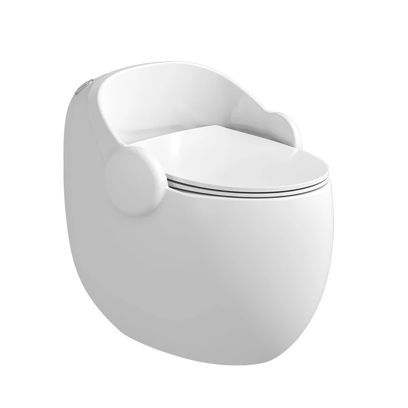 2022 Luxury Peeping Chinese Ceramic Wc Toilet Seat One Piece Washdown Egg Shaped Toilet Bathroom Sanitary Ware